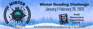 Winter Reading Challenge, January 1 - February 28